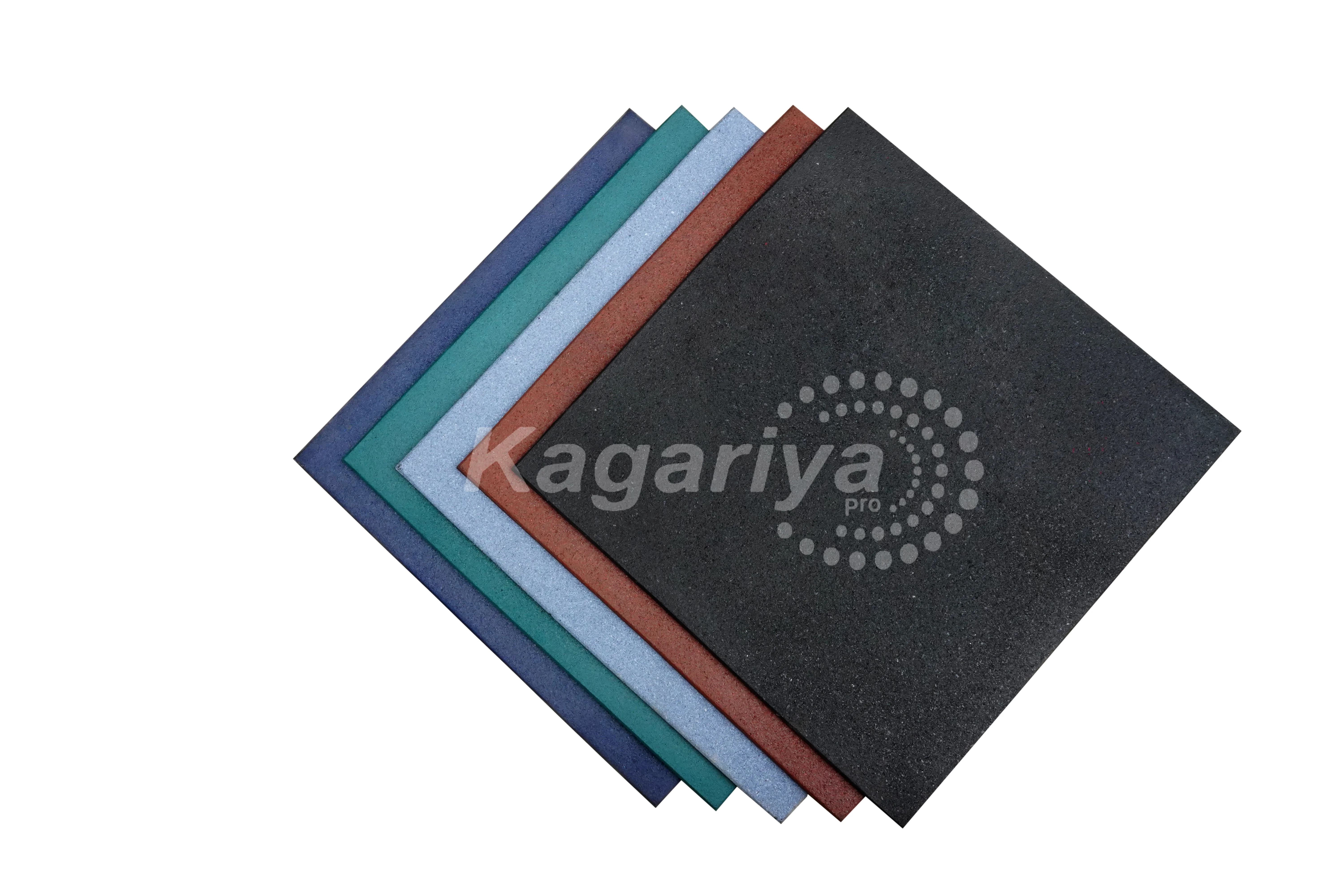 Classic V Groove SBR Rubber Tiles for gym flooring