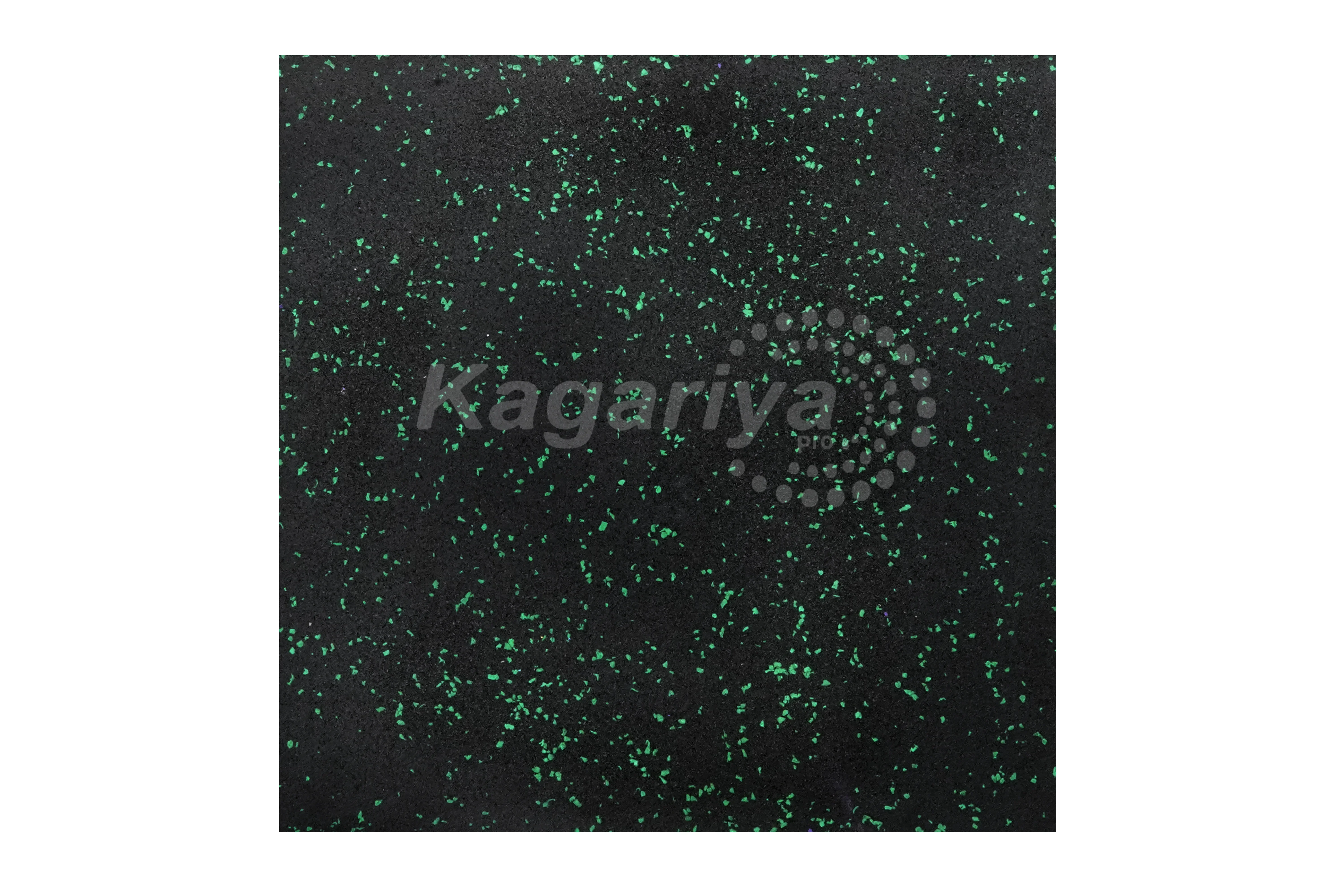 Green laminated EPDM V groove tile flooring