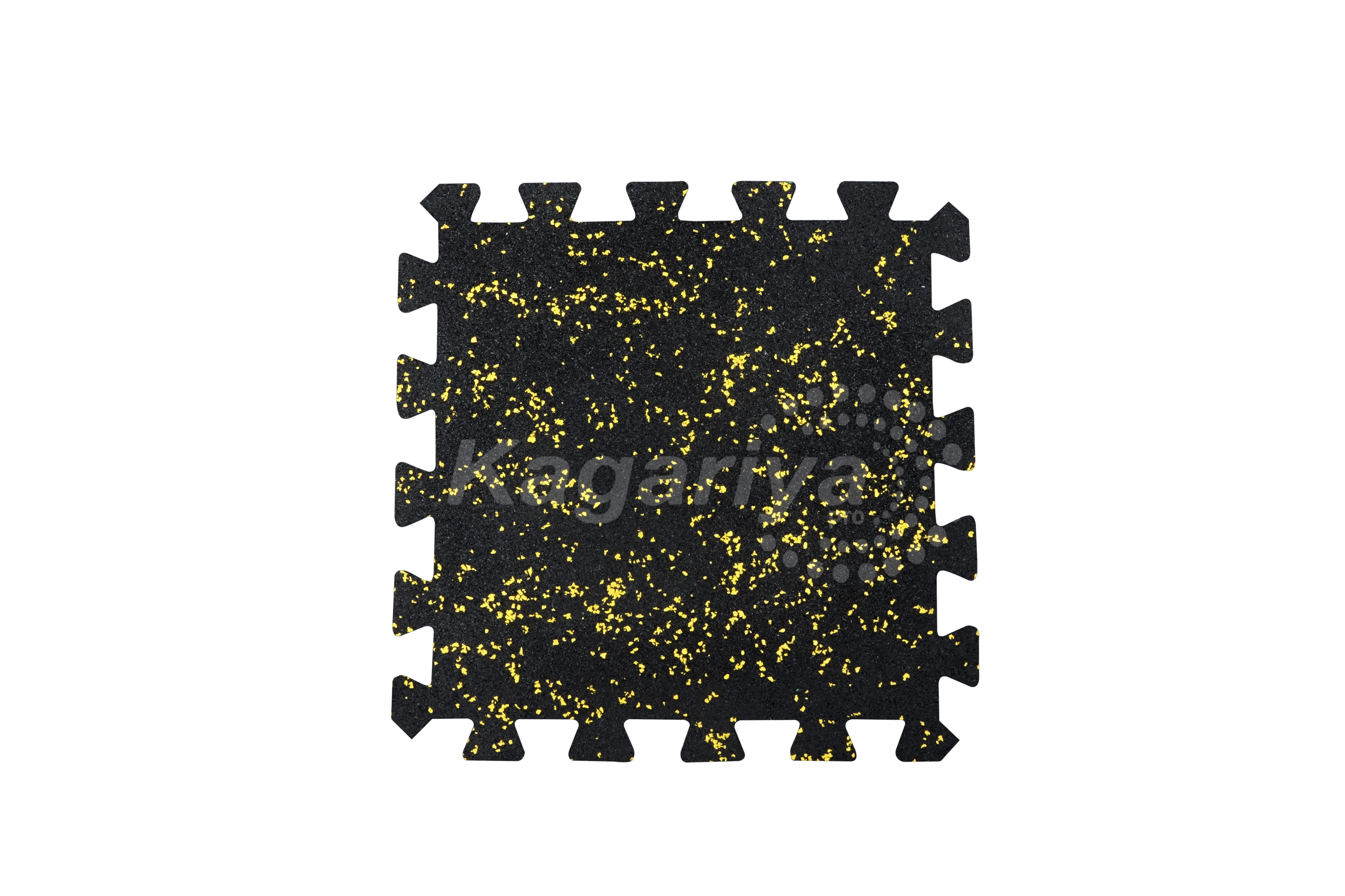 Laminated Interlocking Rubber Tile surface finish