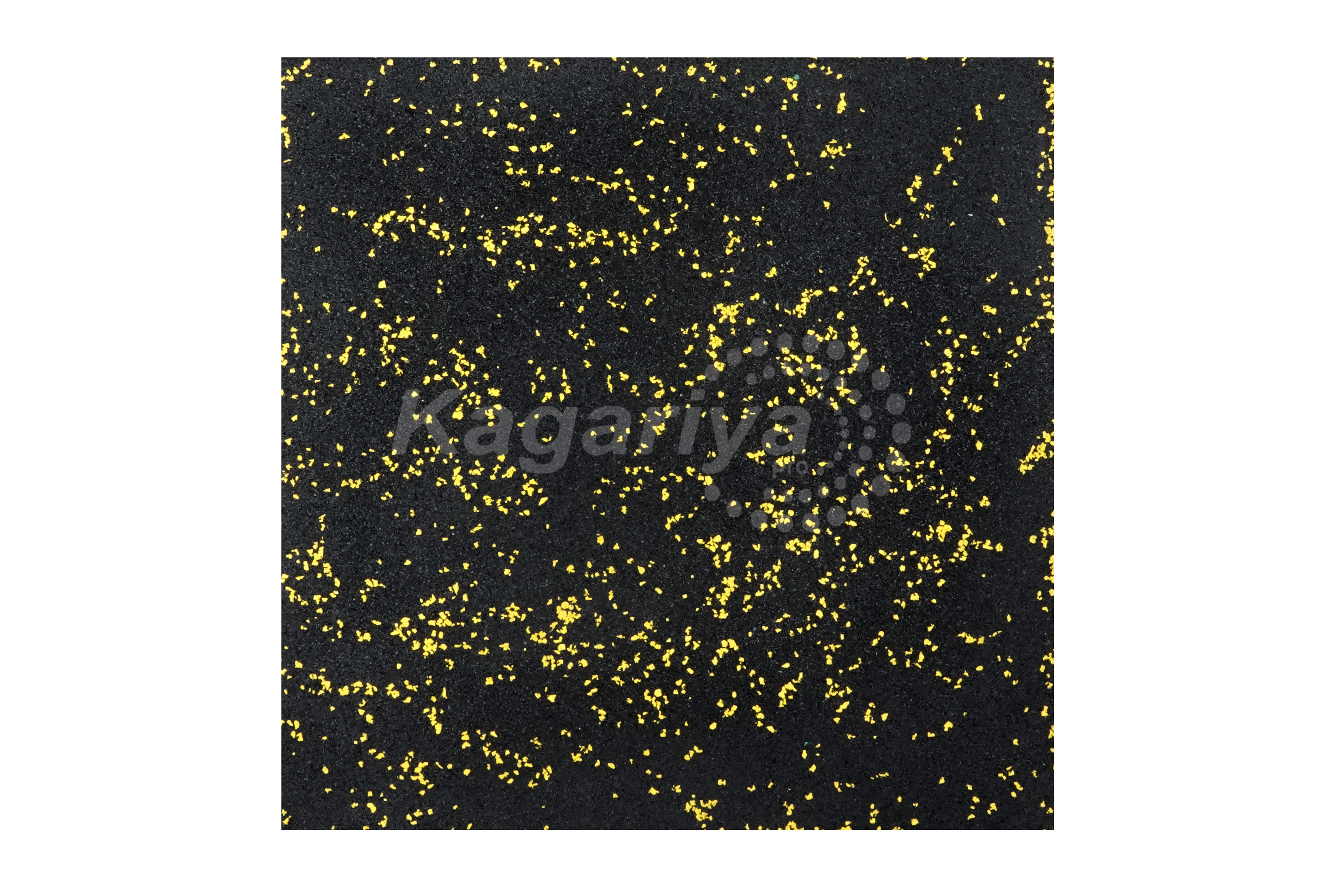 Yellow laminated EPDM V groove tile